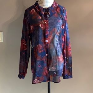 Long sleeve blouse